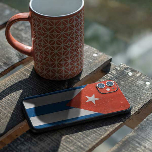 Cuban Flag Distressed iPhone 11 Skin